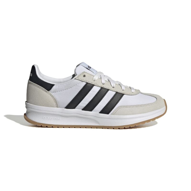 Tenis-adidas-para-mujer-Run-72-para-moda-color-blanco.-Lateral-Externa-Derecha